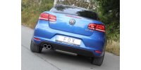 FOX Endschalldämpfer einseitig - 2x80 Typ 16 - VW EOS 1F Facelift 1,4L