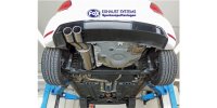 FOX final silencer 63,5mm - 2x90 Typ 16 - VW Polo 6R WRC