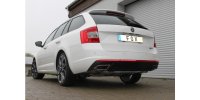 FOX final silencer right/left - Exit of the tailpipes in the original tailpipes - Skoda Octavia 5E RS TSI