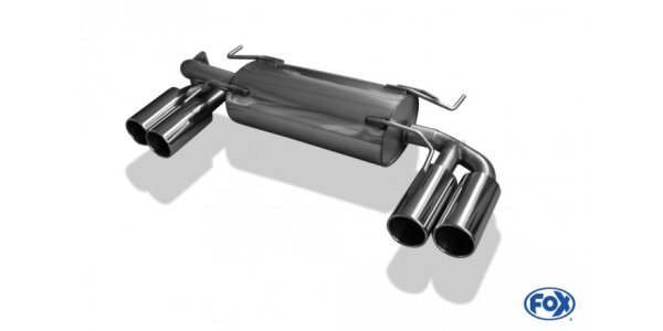 FOX Endschalldämpfer quer 2x100 Typ 12 - Subaru Impreza GRF 4x4 WRX