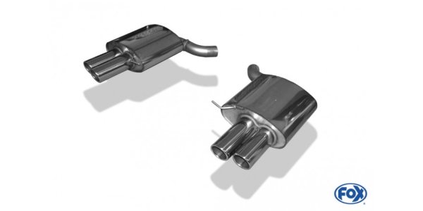 FOX Endschalldämpfer rechts/links - 2x90 Typ 16 rechts/links - BMW F06/F12/F13 640i (mit M-Paket)