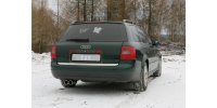 FOX Endschalldämpfer - 2x76 Typ 13 - Audi A6 Typ 4B ohne (Stoßstangenausschnitt)