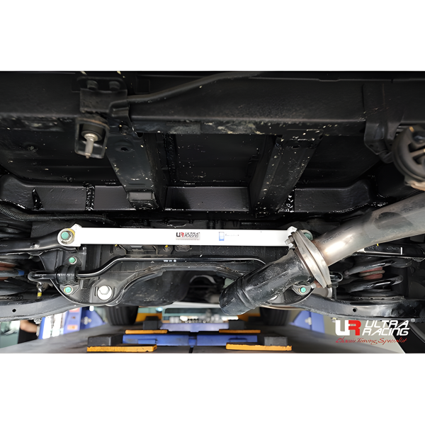 Ultra Racing Rear Lower Bar 2-Point - 12-18 Hyundai Santa Fe (DM) 2.0D (2WD) / 13+ Kia Sorento (XM) 2.0D (2WD)