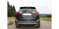 FOX Endrohrsystem rechts/links passend auf original Mittelschalldämpfer - 2x80 Typ 17 rechts/links - Toyota RAV 4 IV