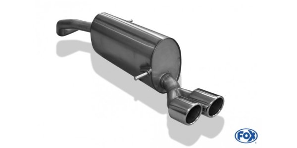 FOX final silencer - 2x90 Typ 16 - Audi A1 Kompakt/Sportback