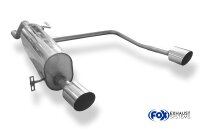 FOX Endschalldämpfer 1x100 Typ 25 - Opel Corsa D...