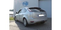 FOX Endschalldämpfer Ø63,5mm - 1x90 Typ 24 einseitig - Ford Focus II Fließheck Facelift