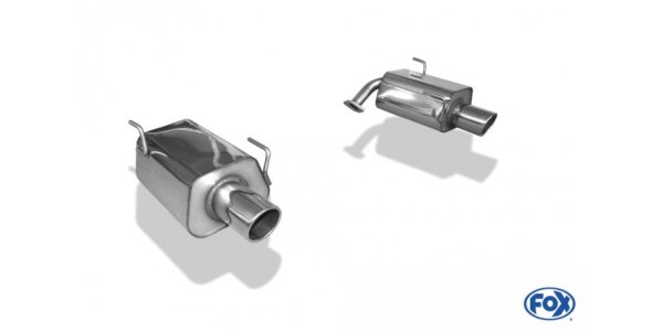 FOX final silencer right/left - 1x100 Typ 16 right/left - Subaru Forester SH