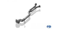 FOX front silencer replacement pipe (Total length ca. 1,6m) - Audi 80/90 Typ 89 quattro