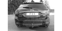 FOX final silencer across exit right/left - 115x85 Typ 38 right/left - Mazda 6 GJ Kombi