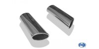 FOX welding tailpipe Typ 38 - right & left 106x71 mm...