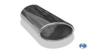 FOX welding tailpipe Typ 38 - left 106x71 mm / length:...