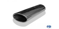 FOX welding tailpipe Typ 38 - right 106x71 mm / length:...