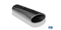 FOX welding tailpipe Typ 38 - left 106x71 mm / length:...