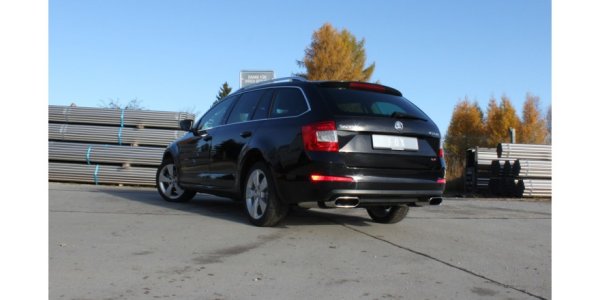 FOX Endschalldämpfer rechts/links - 220x80 Typ 49 rechts/links - Skoda Octavia 5E 4x4