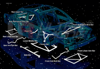 Ultra Racing Rear Sway Bar 19 mm - 11-16 Toyota Avanza (F650) 1.5 (2WD) / 06-17 Daihatsu Terios (J200) 1.5 (2WD) (5-Seater) / 06-17 Toyota Rush (J200) 1.5 (4WD) (5/7-Seater)
