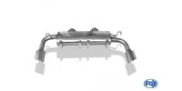 FOX final silencer across exit right/left - 115x85 Typ 38 right/left - Lexus SC430