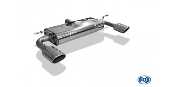 FOX Endschalldämpfer quer 115x85 Typ 32 - Mercedes A-Klasse 176 4-matic