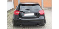 FOX Final Silencer across exit 115x85 Typ 32 - Mercedes A-Class 176 4-matic