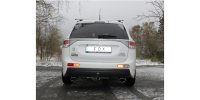 FOX Endschalldämpfer quer Ausgang rechts/links - 140x90 Typ 32 rechts/links - Mitsubishi Outlander III GG/GF (4WD)