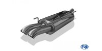 FOX final silencer - 2x63 Typ 28 - VW Golf IV Cabrio