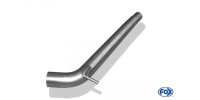 FOX front silencer replacement pipe 63,5mm - VW Polo 6R WRC