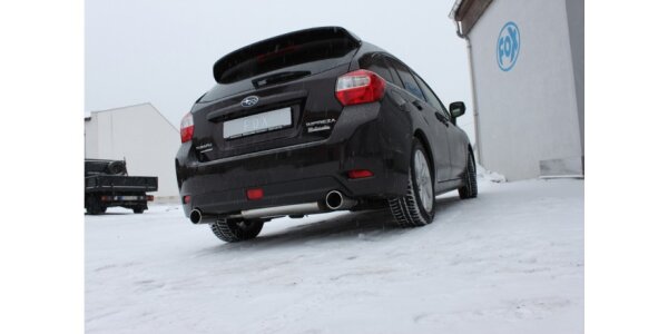 FOX Endschalldämpfer quer 1x100 Typ 12 - Subaru Impreza GP 4x4