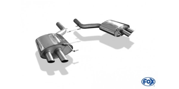 FOX Endschalldämpfer rechts/links - 2x63 Typ 14 rechts/links - ohne Abgasklappen - BMW F01 760i