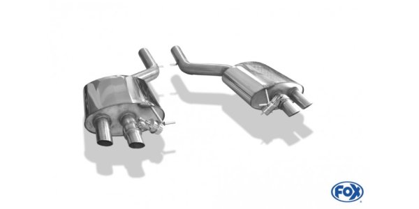 FOX Endschalldämpfer rechts/links - 2x63 Typ 14 rechts/links - mit Abgasklappen - BMW F01 760i