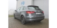 FOX Endschalldämpfer einseitig - 2x80 Typ 25 - 12+ Audi A3 8V Sportback