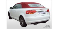 FOX final silencer Ø70mm one-sided - 2x76 Typ 17 - Audi A3 8P (Cabrio)