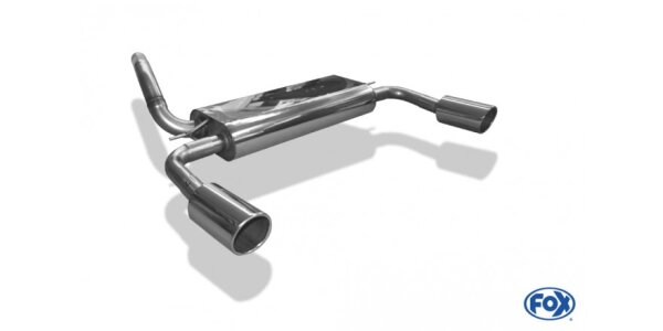 FOX Final Silencer exit 1x100 Typ 16 - Ford Focus III Turnier Ecoboost