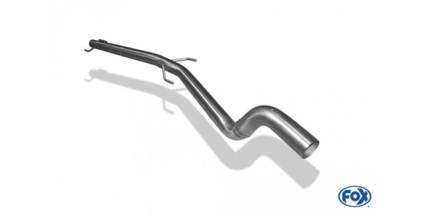 FOX front silencer replacement pipe Ø63,5mm - Opel Astra G Hatchback/Notchback/Caravan