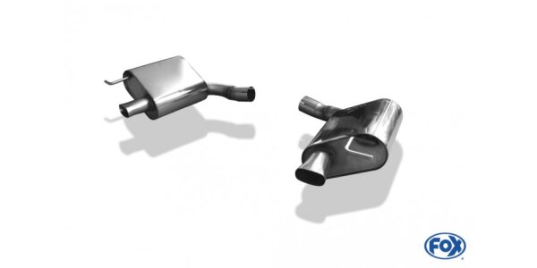 FOX Final Silencer - Austritt in original ailpipesn - Mercedes SL 231
