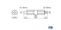 FOX Uni-Silencer around with chamber + Nozzle - Abw. 390...