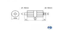 FOX Uni-Silencer around with chamber + Nozzle - Abw. 626...