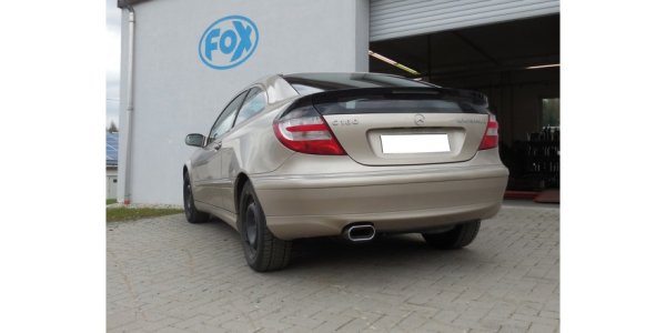 FOX Endschalldämpfer - 160x80 Typ 53 - Mercedes C-Klasse Sportcoupe CL203