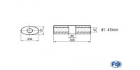 FOX Uni-Silencer Oval w/o Nozzle with chamber - Abw. 525...