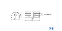 FOX Uni-Silencer trapez w/o Nozzle with chamber - Abw....