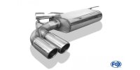 FOX final silencer one-sided - 2x80 Typ 16 - Seat Leon 5F (rigid rear axle)