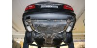 FOX Final Silencer for Fahrzeuge with original tailpipe panels - Austritt im original Tailpipe - Mercedes E-Class 212 with AMG Package