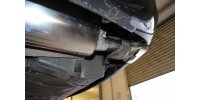 FOX final silencer right/left for Fahrzeuge with original tailpipe panels - Austritt im original Tailpipe - Mercedes E-Class 212 with AMG Package