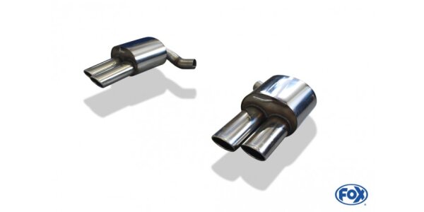 FOX Final Silencer 2x115x85 Typ 44 - Porsche Panamera 4,8L