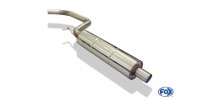 FOX front silencer - VW Golf VII (independent suspension)