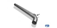 FOX front silencer replacement pipe 63,5mm - VW Polo 6R GT/GTI