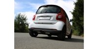 FOX Endschalldämpfer mittig 2x80 Typ 14 - Smart Fortwo 453