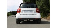 FOX Endschalldämpfer mittig 2x80 Typ 14 - Smart Fortwo 453