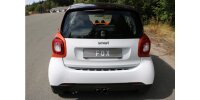FOX Endschalldämpfer mittig 2x80 Typ 14 - Smart Fortwo 453
