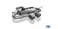 FOX final silencer center exit R32-Design - 2x100 Typ 17 center - VW Golf V GTI/GTD / VW Golf VI GTI (Cabrio)