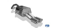 FOX final silencer - 2x80 Typ 17 - Renault Megane III /Coupe